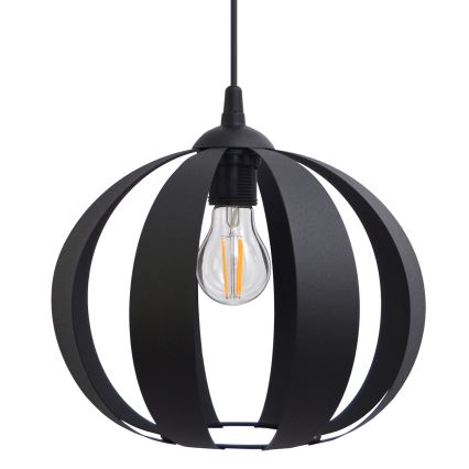 Hängeleuchte an Schnur NEWTON 1xE27/15W/230V schwarz