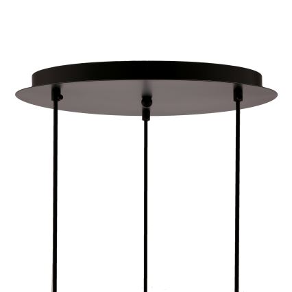 Hängeleuchte an Schnur SPIEGA 3xE27/60W/230V golden/schwarz