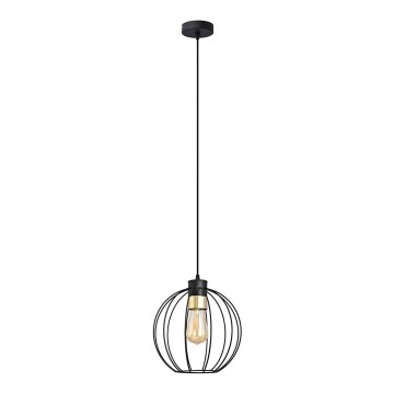 Hängeleuchte an Schnur STARLIGHT 1xE27/15W/230V schwarz/golden