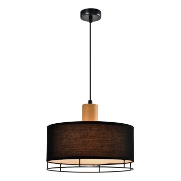 Hängeleuchte ARDI mit Kabel 1xE27/40W/230V schwarz/braun