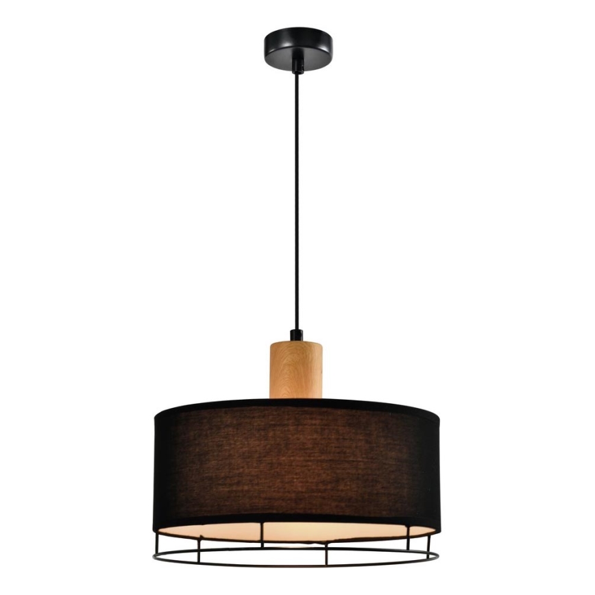 Hängeleuchte ARDI mit Kabel 1xE27/40W/230V schwarz/braun