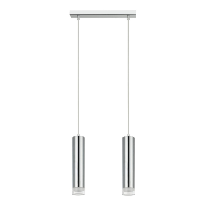 Hängeleuchte ARMIN 2xGU10/10W/230V glänzendes Chrom