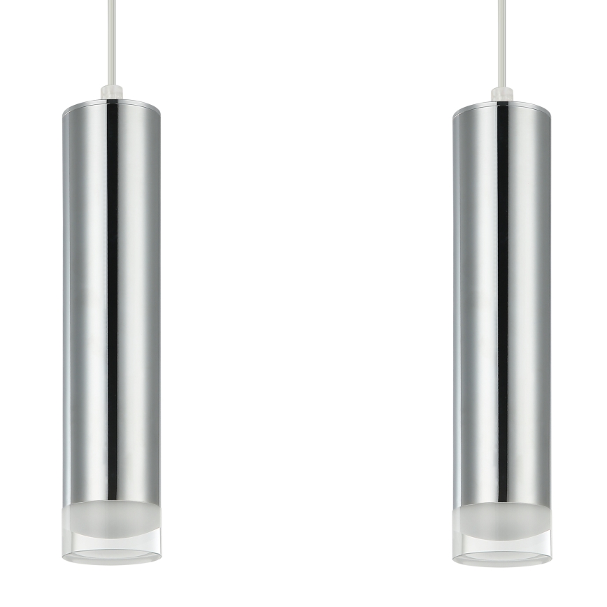 Hängeleuchte ARMIN 2xGU10/10W/230V glänzendes Chrom