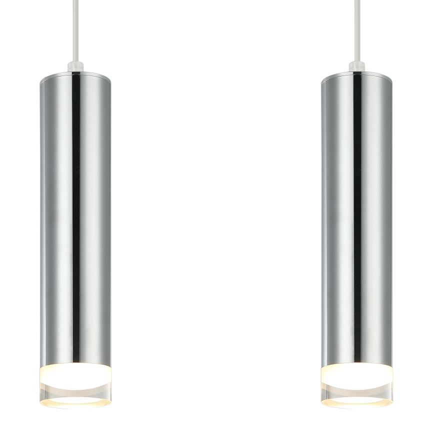 Hängeleuchte ARMIN 2xGU10/10W/230V glänzendes Chrom