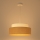 Hängeleuchte BOHO 1xE27/60W/230V cremefarben/beige