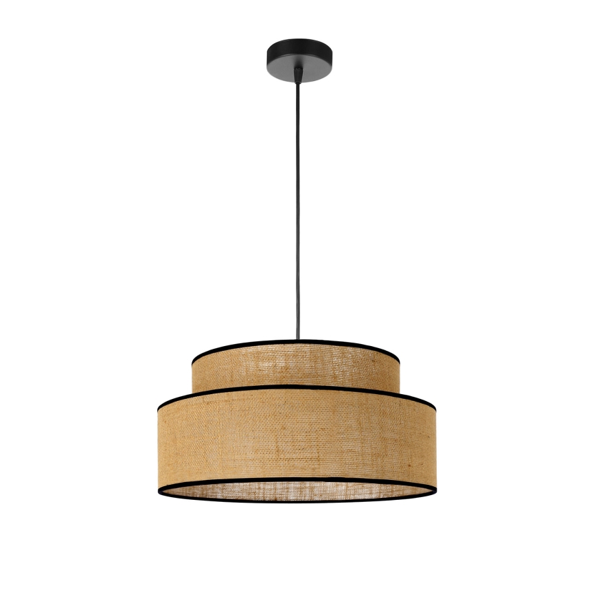 Hängeleuchte BOHO 1xE27/60W/230V d 40 cm beige