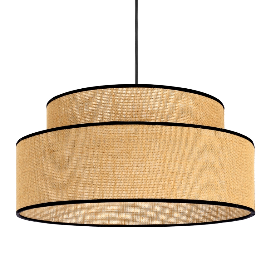 Hängeleuchte BOHO 1xE27/60W/230V d 40 cm beige