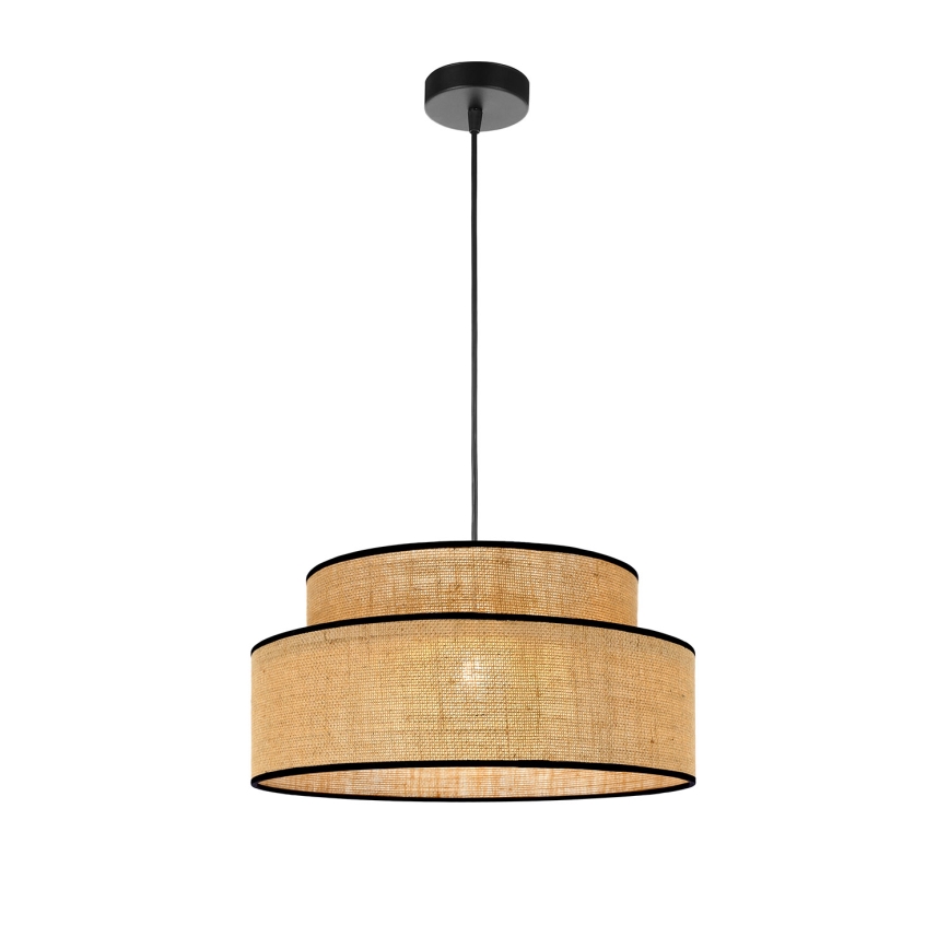 Hängeleuchte BOHO 1xE27/60W/230V d 40 cm beige