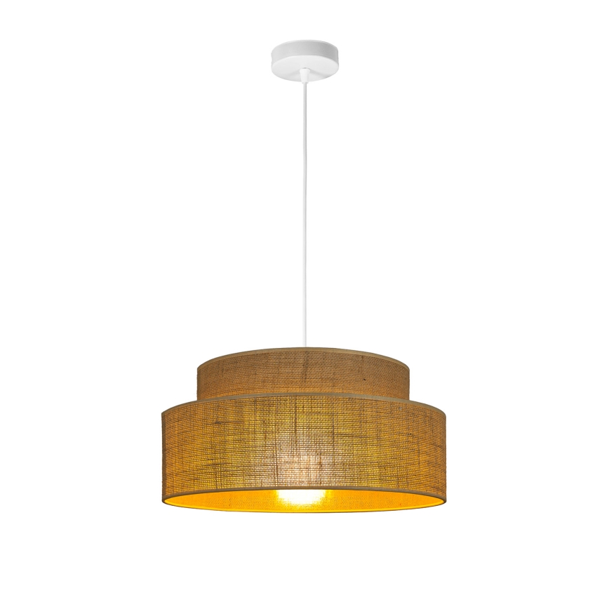 Hängeleuchte BOHO 1xE27/60W/230V d 40 cm beige