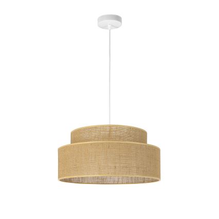 Hängeleuchte BOHO 1xE27/60W/230V d 40 cm beige