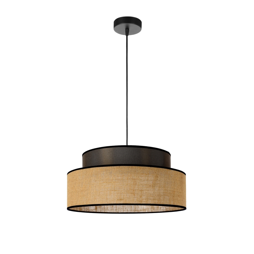Hängeleuchte BOHO 1xE27/60W/230V d 40 cm braun/beige