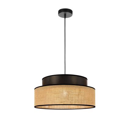 Hängeleuchte BOHO 1xE27/60W/230V d 40 cm braun/beige