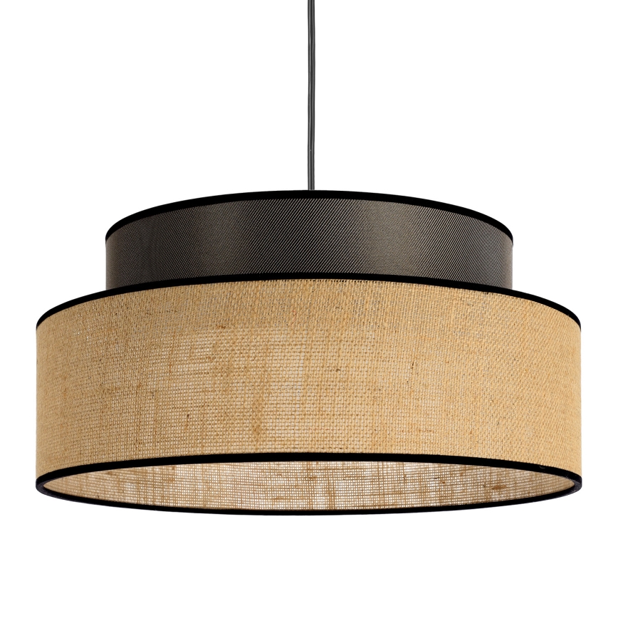 Hängeleuchte BOHO 1xE27/60W/230V d 40 cm braun/beige