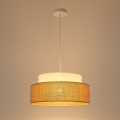 Hängeleuchte BOHO 1xE27/60W/230V weiß/beige