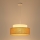Hängeleuchte BOHO 1xE27/60W/230V weiß/beige