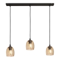 Hängeleuchte BRILLANT 3xE27/15W/230V beige