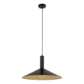 Hängeleuchte CAPRI 1xE27/15W/230V d 50 cm schwarz/golden