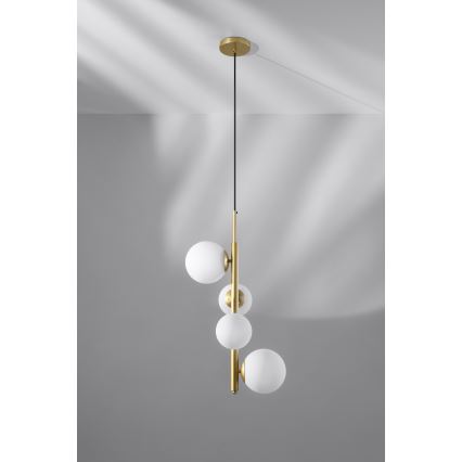 Hängeleuchte CORDEL 4xG9/20W/230V gold