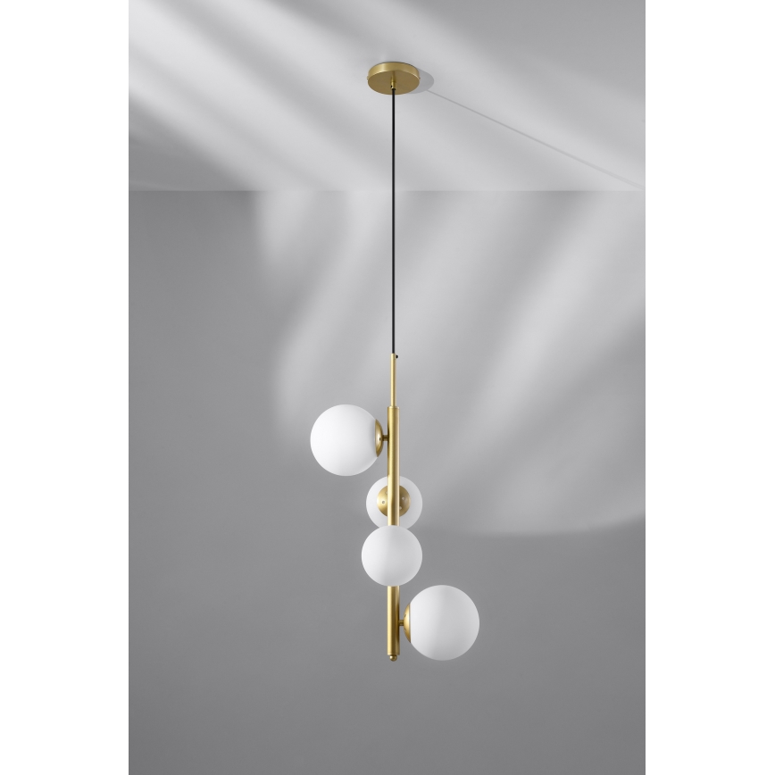 Hängeleuchte CORDEL 4xG9/20W/230V gold