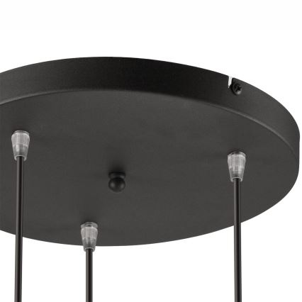 Hängeleuchte DANIELLE 3xE27/60W/230V Buche