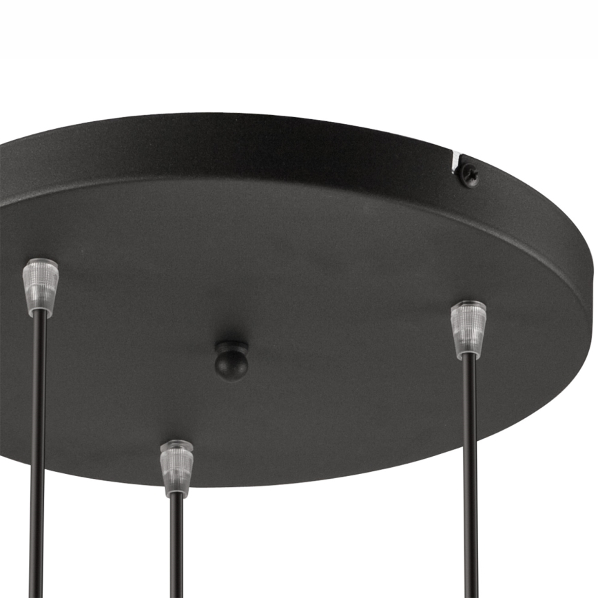 Hängeleuchte DANIELLE 3xE27/60W/230V Buche
