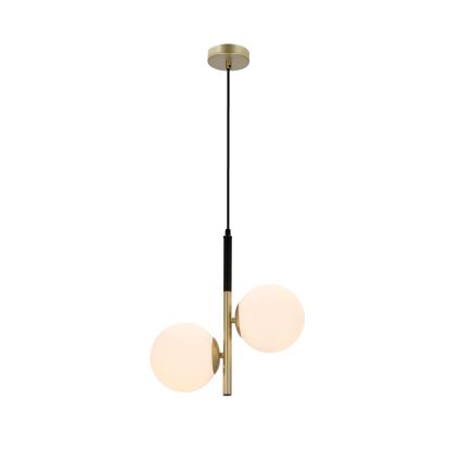 Hängeleuchte DUO 2xE14/40W/230V gold/schwarz