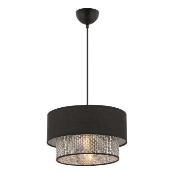 Hängeleuchte ECHO mit Kabel 1xE27/60W/230V schwarz/grau