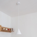 Hängeleuchte ETNA an Kabel, 1x E27/15W/230V, Ø 18,5 cm, weiß