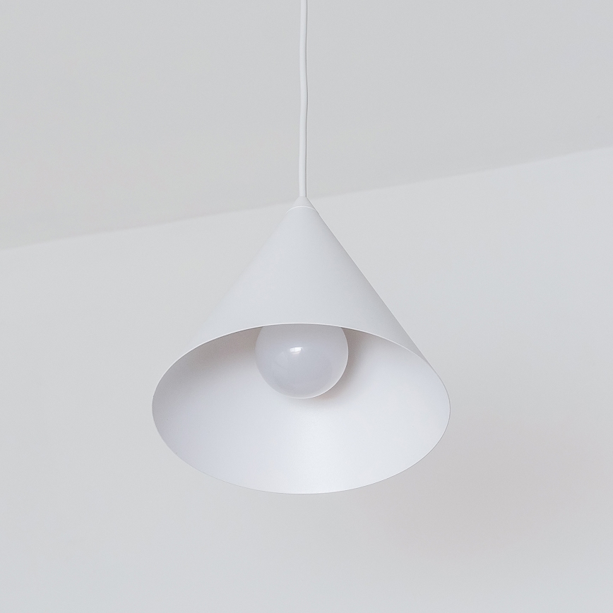 Hängeleuchte ETNA an Kabel, 1x E27/15W/230V, Ø 18,5 cm, weiß
