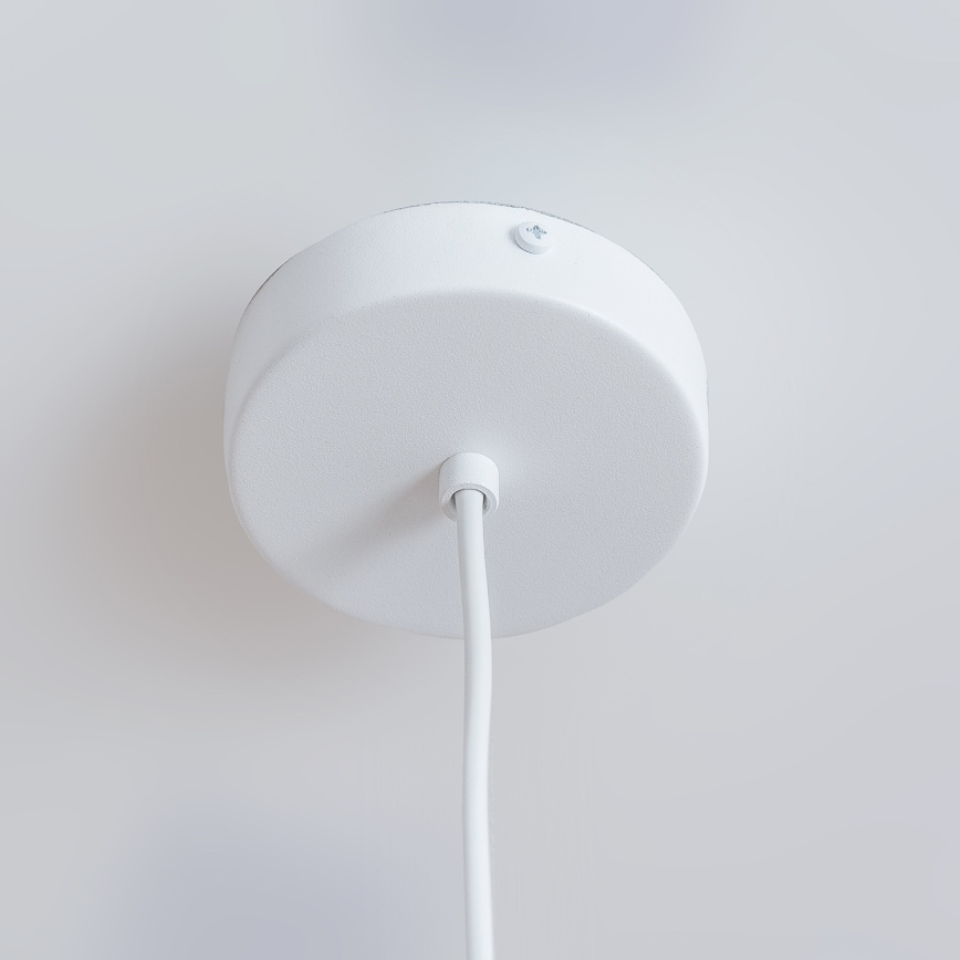 Hängeleuchte ETNA an Kabel, 1x E27/15W/230V, Ø 18,5 cm, weiß