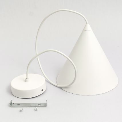 Hängeleuchte ETNA an Kabel, 1x E27/15W/230V, Ø 18,5 cm, weiß