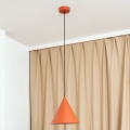 Hängeleuchte ETNA an Kabel 1xE27/15W/230V Ø 25 cm orange