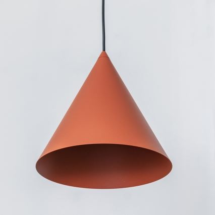 Hängeleuchte ETNA an Kabel 1xE27/15W/230V Ø 25 cm orange