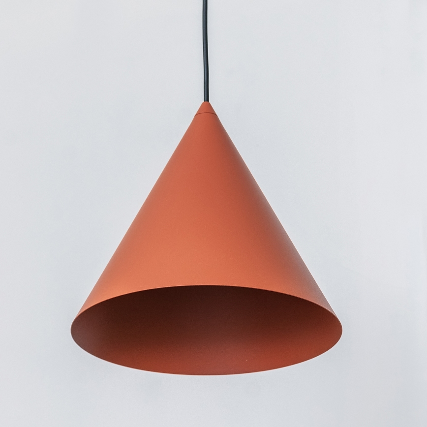 Hängeleuchte ETNA an Kabel 1xE27/15W/230V Ø 25 cm orange