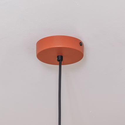 Hängeleuchte ETNA an Kabel 1xE27/15W/230V Ø 25 cm orange