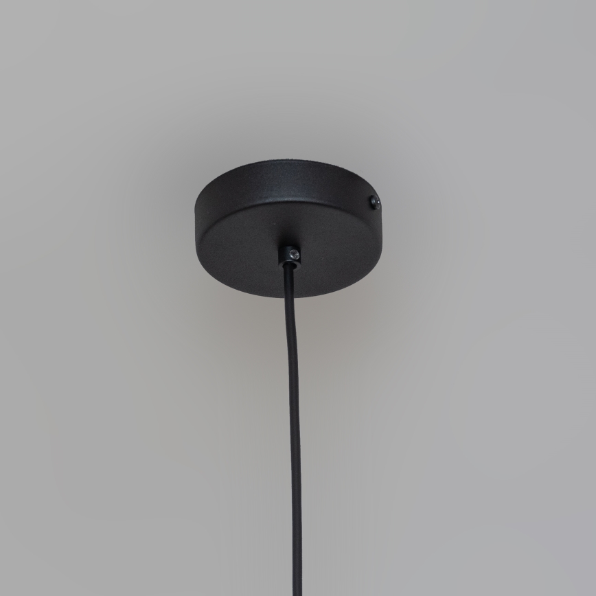 Hängeleuchte ETNA mit Kabelaufhängung, 1x E27/15W/230V, Ø 18,5 cm, schwarz