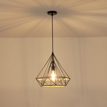 Hängeleuchte FLARE 1xE27/15W/230V d 38 cm beige