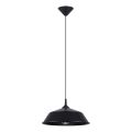 Hängeleuchte FRIKA 1xE27/15W/230V d 34 cm schwarz