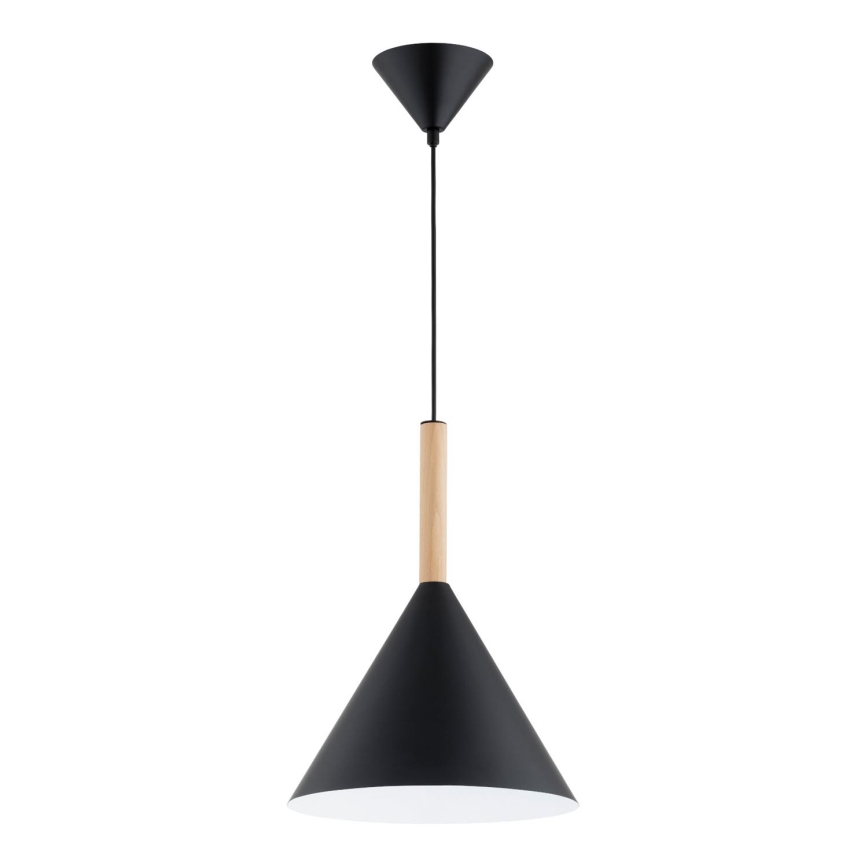 Hängeleuchte FUKS 1xE27/15W/230V schwarz/beige