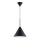 Hängeleuchte FUKS 1xE27/15W/230V schwarz/beige