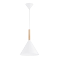 Hängeleuchte FUKS 1xE27/15W/230V weiß/beige