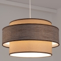 Hängeleuchte GRACE 1xE27/60W/230V beige/braun