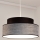 Hängeleuchte GRACE 1xE27/60W/230V d 40 cm schwarz/grau