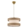 Hängeleuchte HALO mit Kabel 1xE27/60W/230V creme/beige