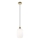 Hängeleuchte HARMA 1xE27/15W/230V d 14 cm weiß/golden