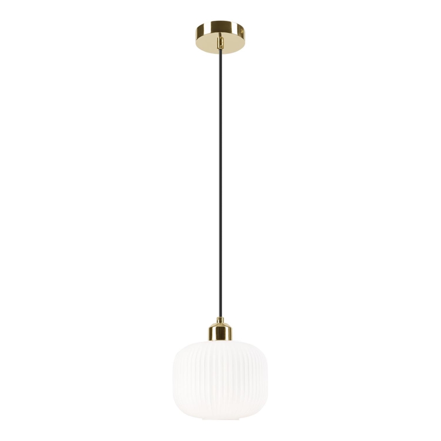 Hängeleuchte HARMA 1xE27/15W/230V d 20 cm weiß/golden