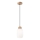 Hängeleuchte HARMONY 1xE27/15W/230V d 14 cm weiß/Eiche