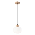 Hängeleuchte HARMONY 1xE27/15W/230V d 20 cm weiß/Eiche