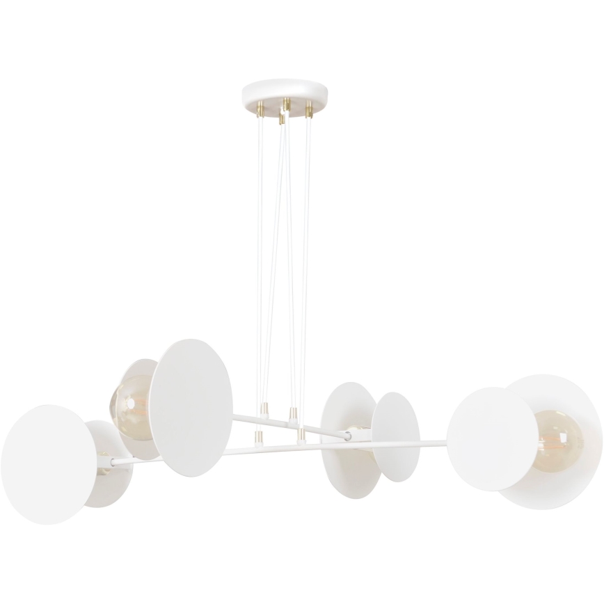 Hängeleuchte IDEA 4xE27/15W/230V weiß