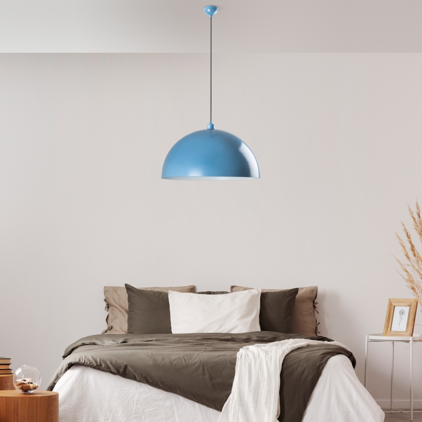 Hängeleuchte KURE 1xE27/40W/230V blau